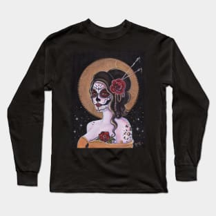 Bella Muerte day of the dead Long Sleeve T-Shirt